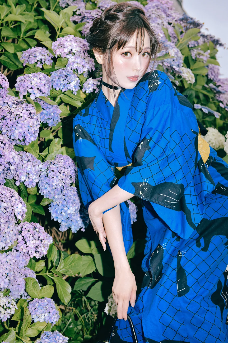 ElyEE子 - Rainy Season Black Cat [38P,4V-93MB] tg@simisebaisi 【丝足阁】005.webp